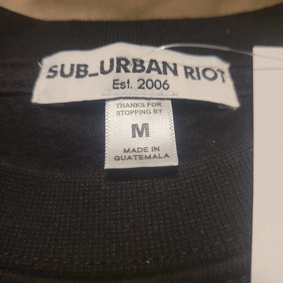 Sub Urban Riot Single Bells Sweatshirt Size M Black - Picture 11 of 12